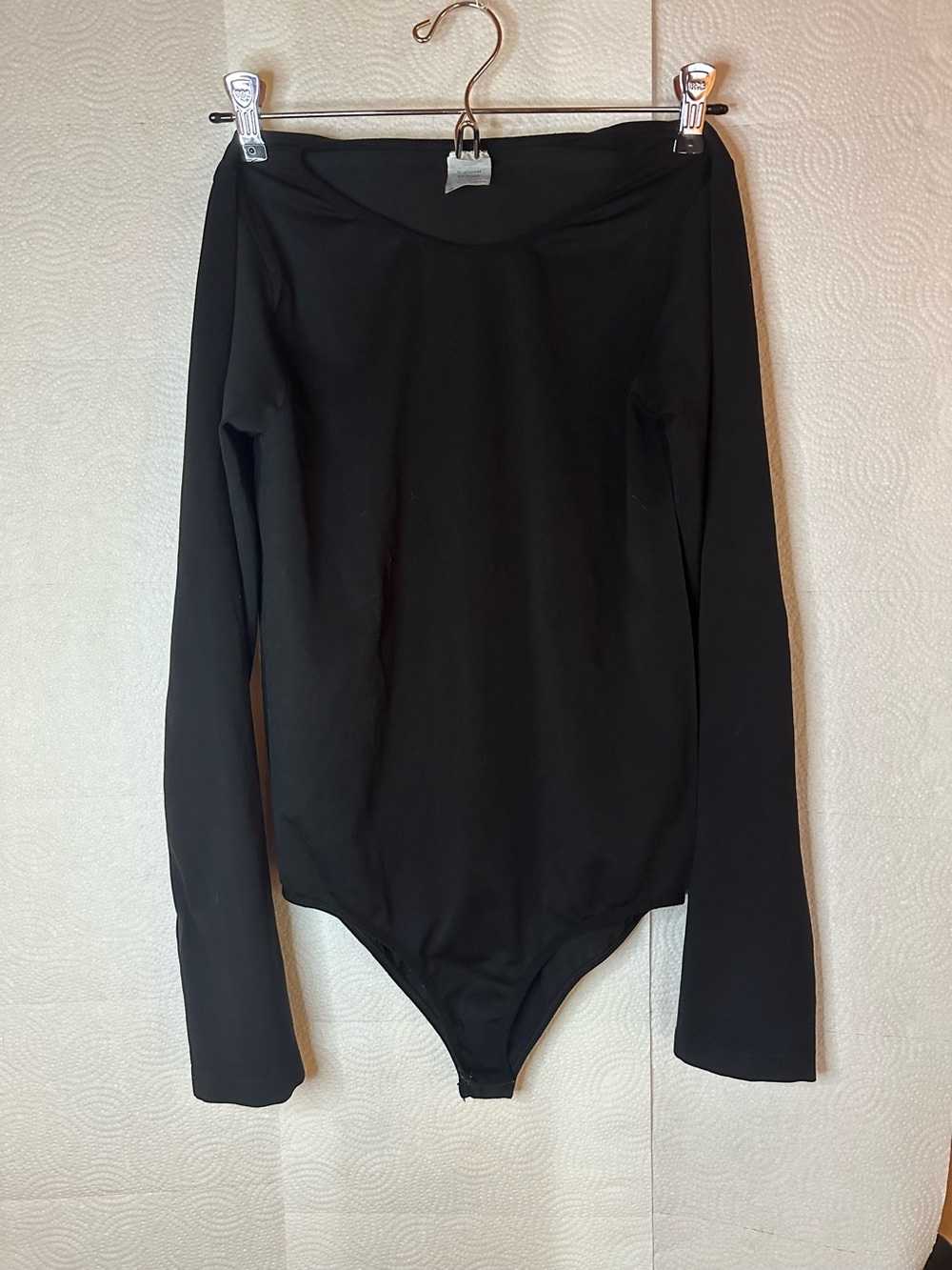 Black Long-Sleeve Bodysuit